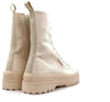 SUPERGA  Anfibi donna ALPINA HIGH beige/avorio
