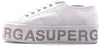 SUPERGA PLATFORM LETTERING White/opalescent violet