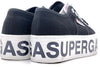 SUPERGA Sneaker Platform Lettering Black