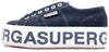 SUPERGA Sneaker Platform Lettering Black