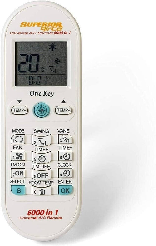 Superior AirCo 6000 - Telecomando Universale per climatizzatori, 6000 CODICI