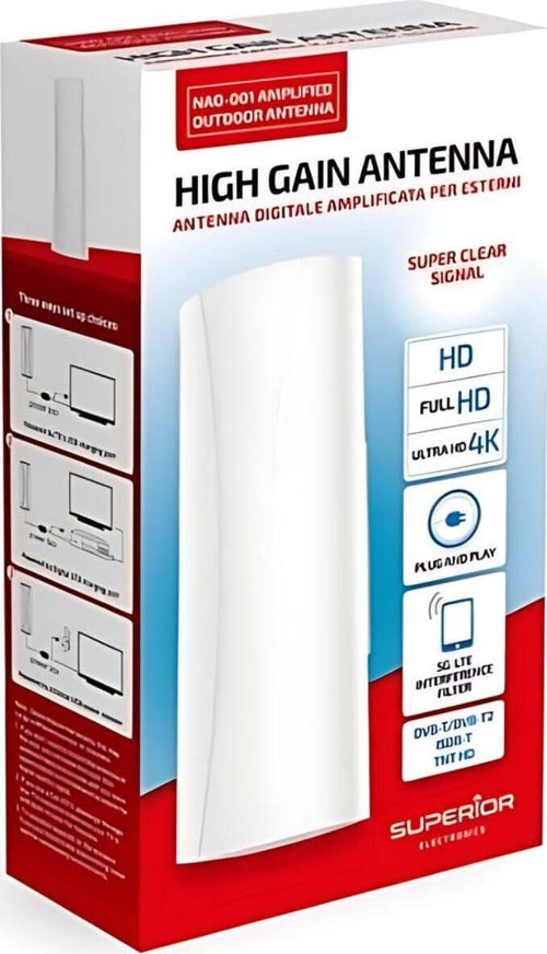 Superior-Antenna-Tv-Amplificata-Per-Esterni