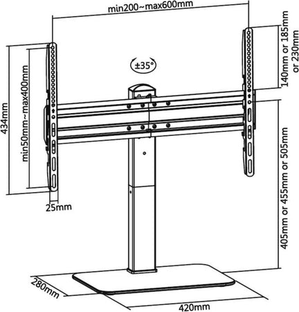 Superior-staffa-tv-37-70-table-top-40kg-supstv020