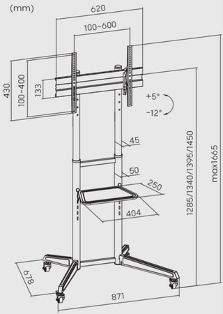 Superior-Supporto-Tv-37-70-Pro-Da-Pavimento-50kg-Supstv022
