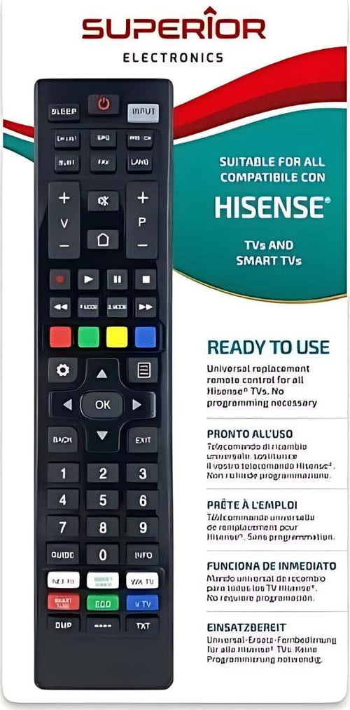 Superior-Telecomando-Universale-Hisense-Funzioni-Smart-Tv-Sm