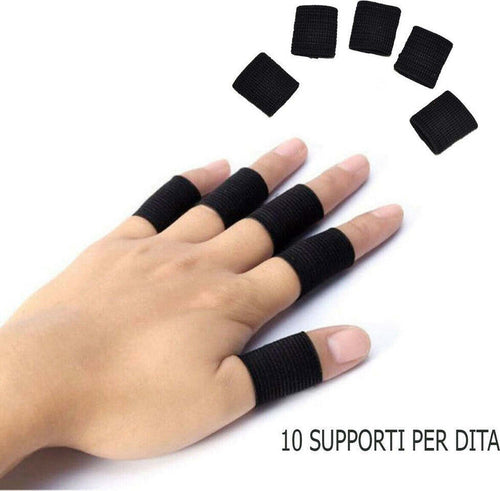 10 Supporti Protezione Dita Dito Elastici Per Pallavolo Pallacanestro Basket Salute e Bellezza > Cura della Persona > Tutori Ortopedici Trade Shop italia - Napoli, Commerciovirtuoso.it