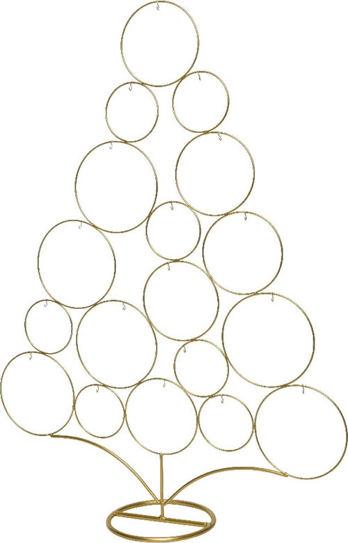 Supporto a forma di Albero per palline di Natale in ferro color oro da 85 cm Casa e cucina/Decorazioni per interni/Addobbi e decorazioni per ricorrenze/Decorazioni natalizie/Ghirlande e corone MagiediNatale.it - Altamura, Commerciovirtuoso.it