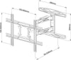Supporto-a-Muro-Ultra-Slim-per-TV-LED-LCD-40-65''-Full-Motion-Nero-Techly