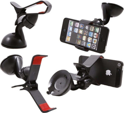 SUPPORTO AUTO UNIVERSALE VENTOSA A PINZA PER SMARTPHONE CELLULARE NAVIGATORE Elettronica/Elettronica per veicoli/Accessori/Accessori per cellulari/Alloggiamenti Trade Shop italia - Napoli, Commerciovirtuoso.it