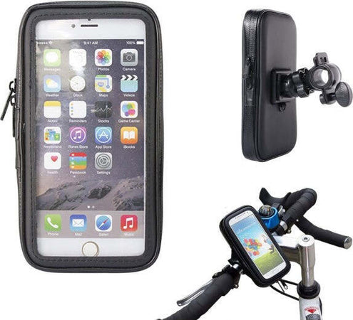 Supporto-Bici-Moto-Porta-Cellulare-Custodia-Impermeabile-Smartphone-Universale