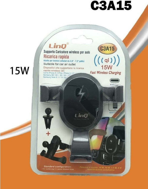 Supporto Caricatore Auto Per Smartphone Con Ricarica Rapida Wireless Qi 15w C3a15 Elettronica/Cellulari e accessori/Accessori/Caricabatterie/Caricabatterie wireless da auto Trade Shop italia - Napoli, Commerciovirtuoso.it