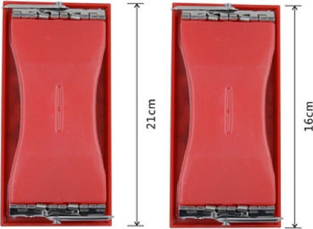 Supporto Carta Vetrata 2pz Smerigliatrice Levigatrice Manuale 100x210 160x58 Mm Fai da te/Utensili elettrici e a mano/Accessori per utensili elettrici/Accessori per levigatrici/Carta vetrata a trama fine Trade Shop italia - Napoli, Commerciovirtuoso.it