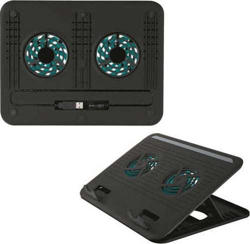 Supporto Cyclone Laptop Cooling Stand - Trust Elettronica/Informatica/Accessori/Accessori per Monitor/Supporti Eurocartuccia - Pavullo, Commerciovirtuoso.it