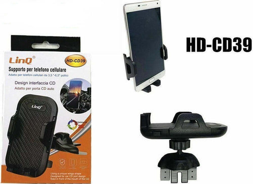 Supporto Da Auto Attacco Slot Cd Autoradio Smartphone Linq Hd-cd39 Elettronica e telefonia > Telefonia Fissa e Mobile > Supporti per Auto Trade Shop italia - Napoli, Commerciovirtuoso.it