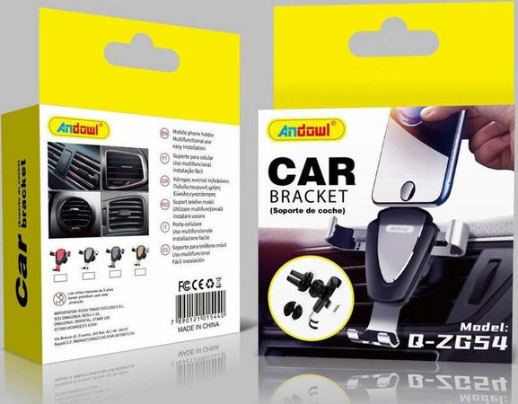 Supporto Da Auto Per Cellulare Gps Portacellulare Presa D'aria Ergonomico Q-zg54 Elettronica/Elettronica per veicoli/Accessori/Accessori per cellulari/Alloggiamenti Trade Shop italia - Napoli, Commerciovirtuoso.it
