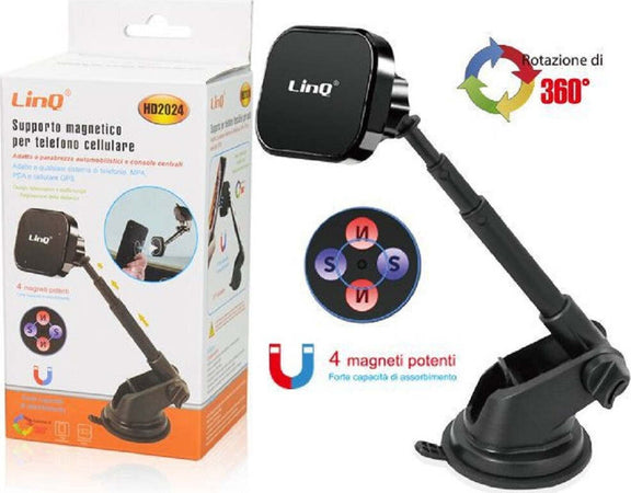 Supporto Da Auto Universale Per Smartphone A Ventosa Magnetico Girevole Hd2024 Elettronica/Cellulari e accessori/Accessori/Supporti Trade Shop italia - Napoli, Commerciovirtuoso.it