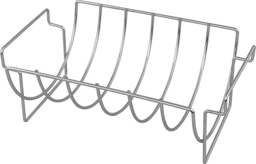 Supporto Da Cottura per Arrosto E Costine Barbecue 30x21x12h Cm Argento Giardino e giardinaggio/Barbecue e picnic/Accessori per barbecue e affumicatori/Griglie per arrostire La Zappa - Altamura, Commerciovirtuoso.it