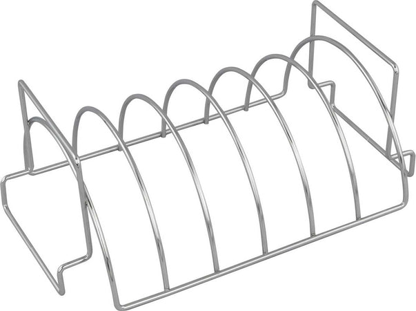 Supporto Da Cottura per Arrosto E Costine Barbecue 30x21x12h Cm Argento Giardino e giardinaggio/Barbecue e picnic/Accessori per barbecue e affumicatori/Griglie per arrostire La Zappa - Altamura, Commerciovirtuoso.it