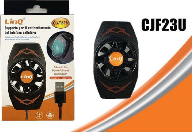 Supporto Dissipatore Ventola Raffreddamento Telefono Raffredda Smartphone Cjf23u Elettronica/Informatica/Accessori/Accessori per PC portatili/Ventole e basi di raffreddamento esterno/Basi di raffreddamento Trade Shop italia - Napoli, Commerciovirtuoso.it