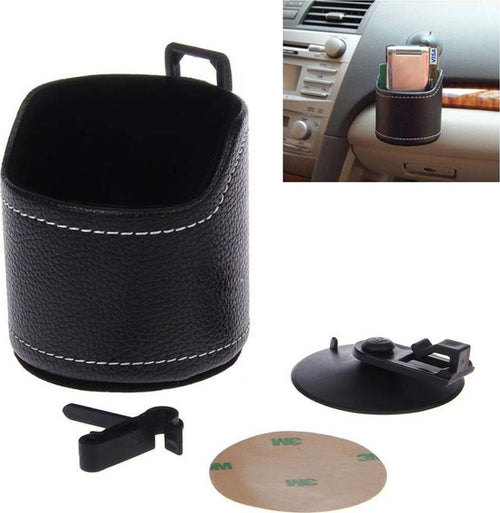 SUPPORTO ECO PELLE PORTA BOTTIGLIA OGGETTI SMARTPHONE PER BOCCHETTE ARIA AUTO Auto e Moto/Moto accessori e componenti/Bagagliai/Borse per sedili Trade Shop italia - Napoli, Commerciovirtuoso.it