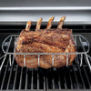 Supporto in acciaio inox per affumicatore costine e Ribs accessorio barbecue Weber