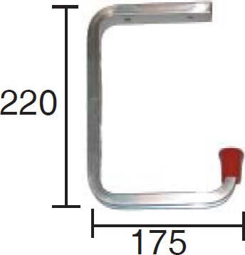 SUPPORTO-IN-ALLUMINIO-A-MURO/SOFFITTO-N.7-MM170x220