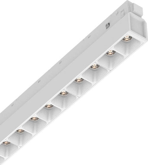Supporto-Lineare-Binario-Ego-Alluminio-Bianco-Led-13W-3000K-Dali-Luce-Calda