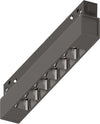 Supporto-Lineare-Binario-Ego-Alluminio-Nero-Led-7W-3000K-Dali-Luce-Calda
