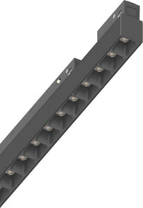 Supporto-Lineare-Binario-On-Off-Ego-Alluminio-Nero-Led-13W-3000K-Luce-Calda