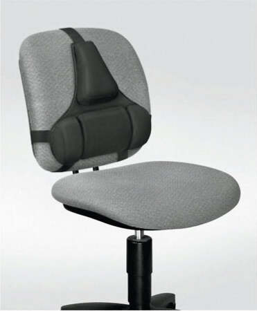 Supporto lombare ergonomico - 38x37x5 cm - nero - Fellowes Casa e cucina/Arredamento/Studio/Sedie per sala d'attesa Eurocartuccia - Pavullo, Commerciovirtuoso.it