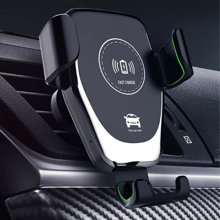 SUPPORTO MAGNETICO CARICABATTERIA WIRELESS AUTO PORTA CELLULARE UNIVERSALE Elettronica/Elettronica per veicoli/Accessori/Accessori per cellulari/Alloggiamenti Trade Shop italia - Napoli, Commerciovirtuoso.it