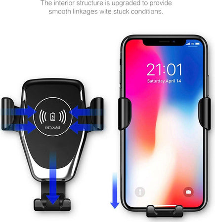 SUPPORTO MAGNETICO CARICABATTERIA WIRELESS AUTO PORTA CELLULARE UNIVERSALE Elettronica/Elettronica per veicoli/Accessori/Accessori per cellulari/Alloggiamenti Trade Shop italia - Napoli, Commerciovirtuoso.it