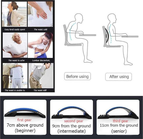 Supporto Massaggiatore Per La Schiena Waist Stretch Supporto Lombare Regolabile Salute e Bellezza > Cura della Persona Trade Shop italia - Napoli, Commerciovirtuoso.it