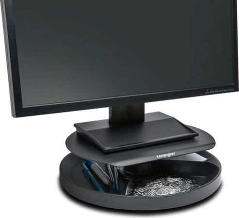 Supporto monitor Spin2 - portaccessori - portata massima 18 kg - nero - Kensington Elettronica/Informatica/Accessori/Accessori per Monitor/Supporti Eurocartuccia - Pavullo, Commerciovirtuoso.it
