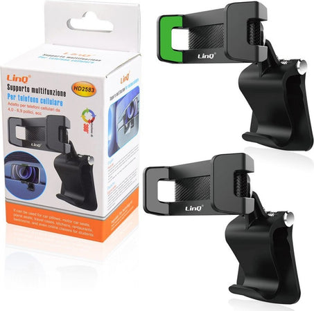 Supporto Multifunzione Staffa Auto A Clip Pinza Per Smartphone Cellulare Hd2583 Elettronica/Cellulari e accessori/Accessori/Supporti Trade Shop italia - Napoli, Commerciovirtuoso.it