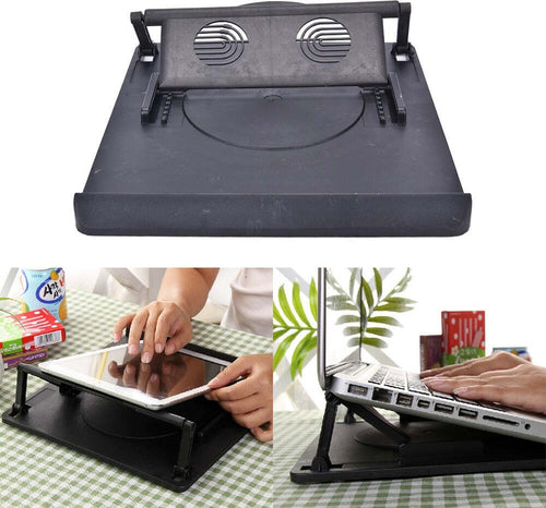 SUPPORTO NOTEBOOK GIREVOLE 360°  BASE RAFFREDDAMENTO PC DISSIPATORE Elettronica/Informatica/Accessori/Accessori per PC portatili/Ventole e basi di raffreddamento esterno/Basi di raffreddamento Trade Shop italia - Napoli, Commerciovirtuoso.it