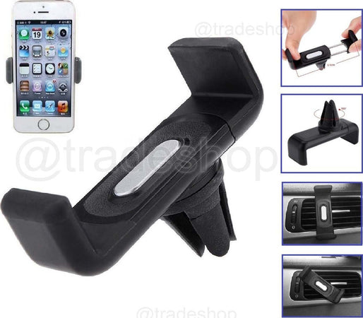 SUPPORTO PER AUTO PORTA TELEFONO CELLULARE STAND PER GRIGLIA DI VENTILAZIONE Elettronica/Elettronica per veicoli/Accessori/Accessori per cellulari/Alloggiamenti Trade Shop italia - Napoli, Commerciovirtuoso.it