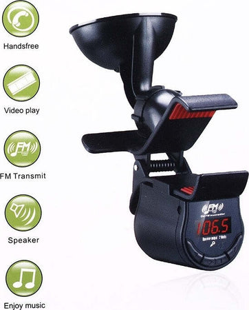 SUPPORTO PER AUTO VIVAVOCE TRASMETTITORE FM UNIVERSALE ALTOPARLANTE DISPLAY Elettronica/Elettronica per veicoli/Accessori/Accessori per cellulari/Alloggiamenti Trade Shop italia - Napoli, Commerciovirtuoso.it