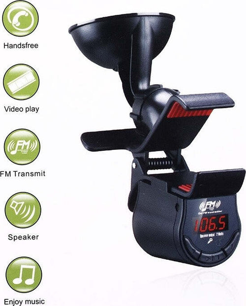 SUPPORTO PER AUTO VIVAVOCE TRASMETTITORE FM UNIVERSALE ALTOPARLANTE DISPLAY Elettronica/Elettronica per veicoli/Accessori/Accessori per cellulari/Alloggiamenti Trade Shop italia - Napoli, Commerciovirtuoso.it