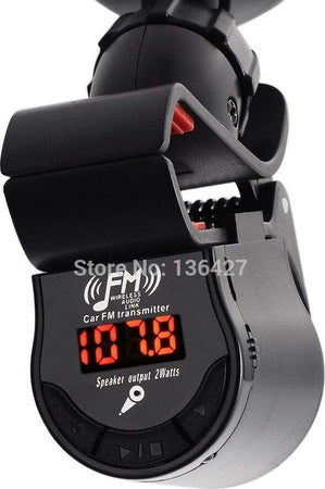 SUPPORTO PER AUTO VIVAVOCE TRASMETTITORE FM UNIVERSALE ALTOPARLANTE DISPLAY Elettronica/Elettronica per veicoli/Accessori/Accessori per cellulari/Alloggiamenti Trade Shop italia - Napoli, Commerciovirtuoso.it