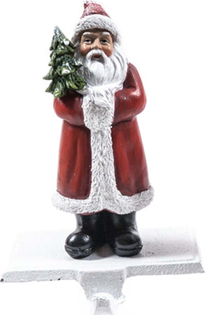Supporto per Calza di Natale Babbo Natale in resina e ghisa da 17 cm Casa e cucina/Decorazioni per interni/Addobbi e decorazioni per ricorrenze/Decorazioni natalizie/Ghirlande e corone MagiediNatale.it - Altamura, Commerciovirtuoso.it
