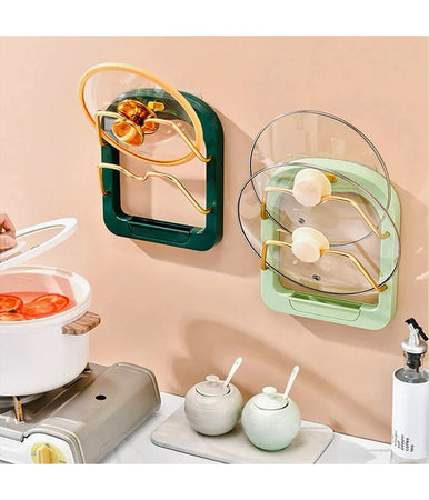 Supporto Per Coperchio Pentola Mestoli A Parete Utensili Cucina Salvaspazio
