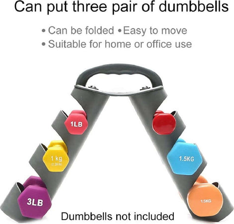 Supporto Per Manubri Pesi A 3 Livelli Compatto Pieghevole Per Casa O Palestra Sport e tempo libero/Fitness e palestra/Potenziamento muscolare/Rack di stoccaggio pesi/Porta manubri Trade Shop italia - Napoli, Commerciovirtuoso.it