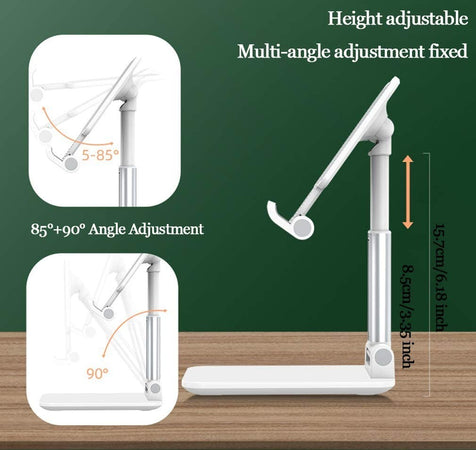 Supporto Per Telefoni Cellulari Tablet Da Tavolo Q-zj303 Base Mobile Pieghevole Elettronica/Cellulari e accessori/Accessori/Supporti Trade Shop italia - Napoli, Commerciovirtuoso.it