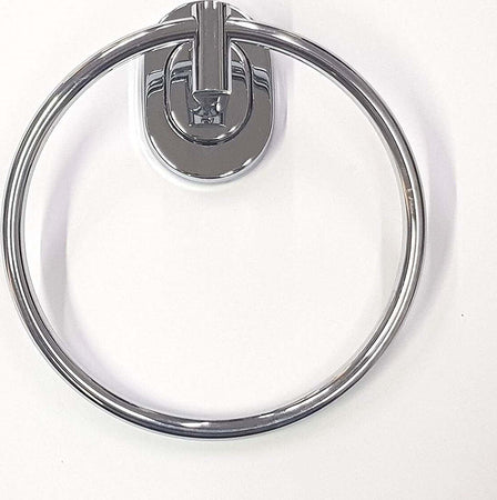 Supporto Porta Asciugamano Anello Acciaio 15.5x17x6cm Esy_69187 Muro Bagno Casa e cucina/Bagno/Mobili da bagno/Portasciugamani/Portasciugamani da parete Trade Shop italia - Napoli, Commerciovirtuoso.it