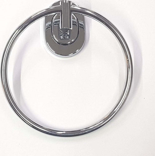 Supporto Porta Asciugamano Anello Acciaio 15.5x17x6cm Esy_69187 Muro Bagno Casa e cucina/Bagno/Mobili da bagno/Portasciugamani/Portasciugamani da parete Trade Shop italia - Napoli, Commerciovirtuoso.it