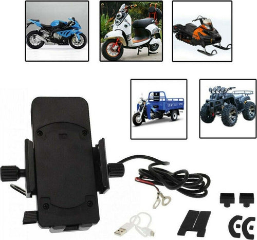Supporto Porta Cellulare Con Presa Usb Per Moto Bici Ricarica 5v 2.1a Q-cd66 Sport e Tempo Libero > Ciclismo > Porta Cellulari per Bici > Sport Trade Shop italia - Napoli, Commerciovirtuoso.it