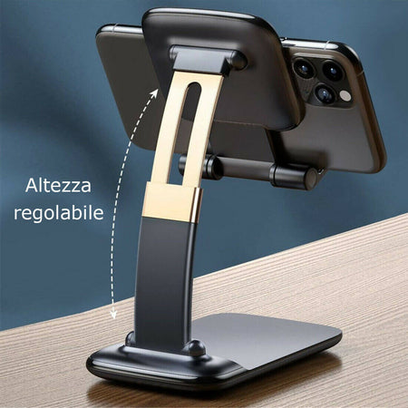 Supporto Pieghevole Per Telefono Cellulare, Supporto Da Tavolo Multi Angolo Per Telefono Supporto Portatile Per Tablet Con Specchio Per Iphone E And 98393692 - Foto 10