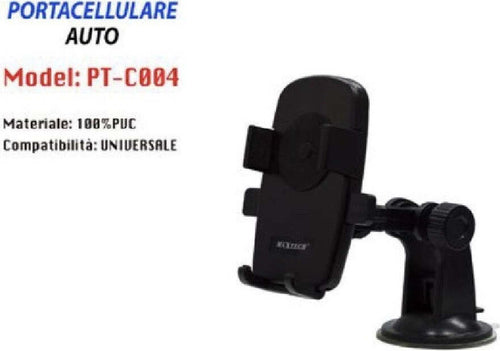 Supporto Porta Cellulare Smartphone Universale Da Auto Con Ventosa Pt-c004 Elettronica e telefonia > Telefonia Fissa e Mobile > Supporti per Auto Trade Shop italia - Napoli, Commerciovirtuoso.it