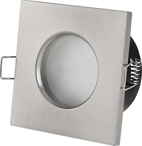 SUPPORTO PORTA FARETTO DA INCASSO LAMPADINE LED MR16 PAR16 QUADRATO ACCIAIO 75MM  Trade Shop italia - Napoli, Commerciovirtuoso.it